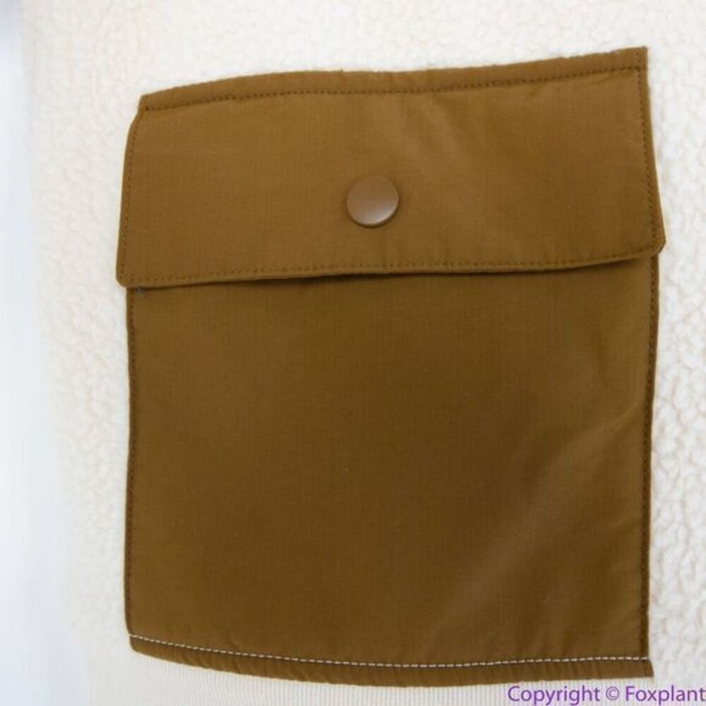 NEW Madewell (Re)sourced‎ Fleece Hooded Zip Jacket, S, NB514 - Picture 15 of 16